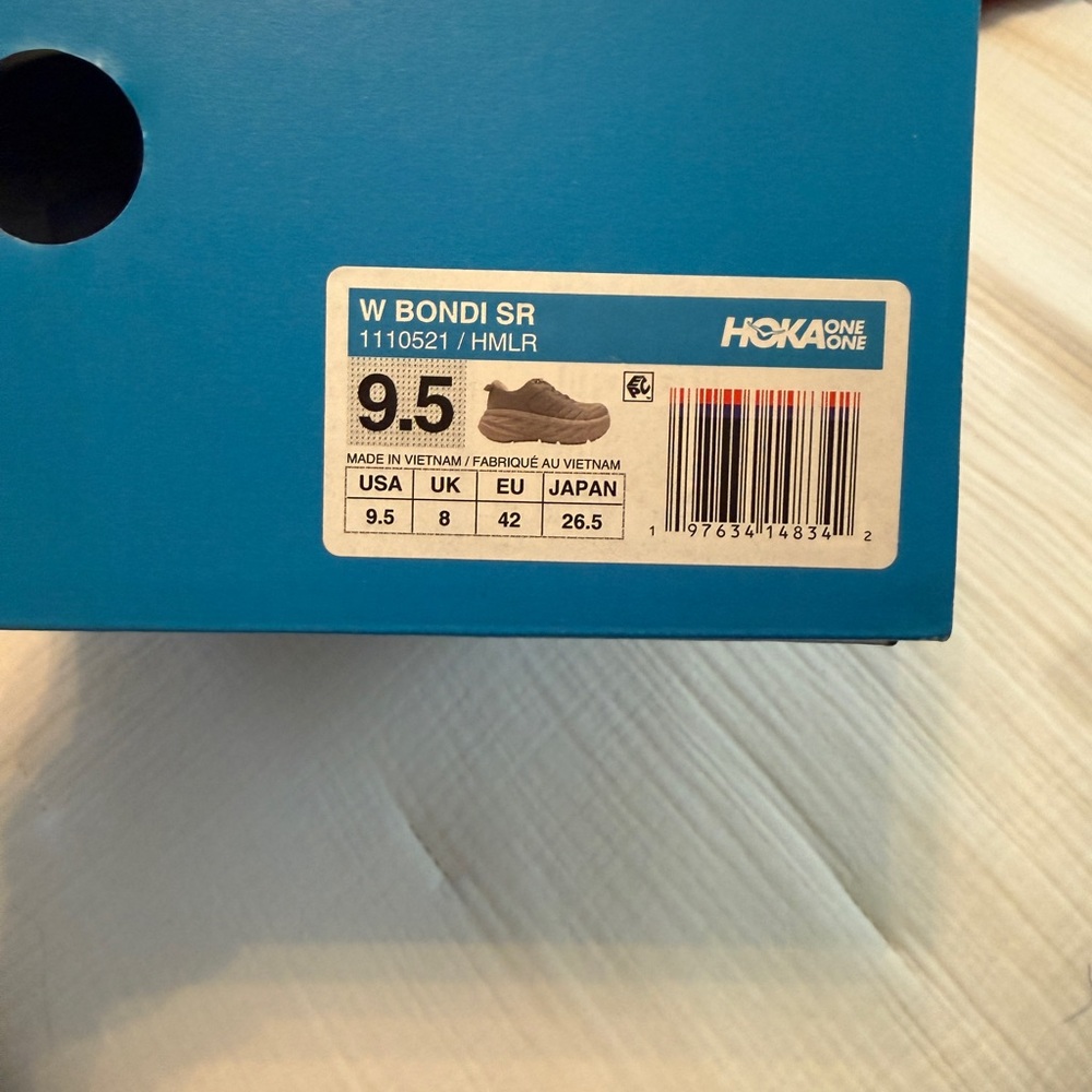 Hoka W Bondi SR Slip-On Sneakers in Gray